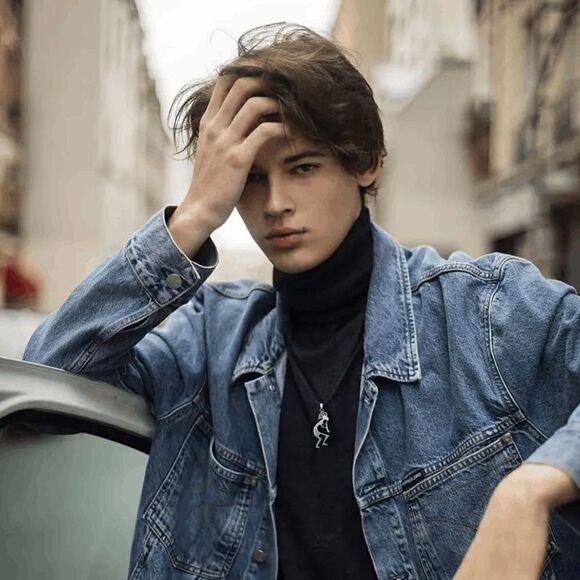 Kokopelli Fertility Deity Stainless Steel Pendant Necklace - Picture 3 of 6